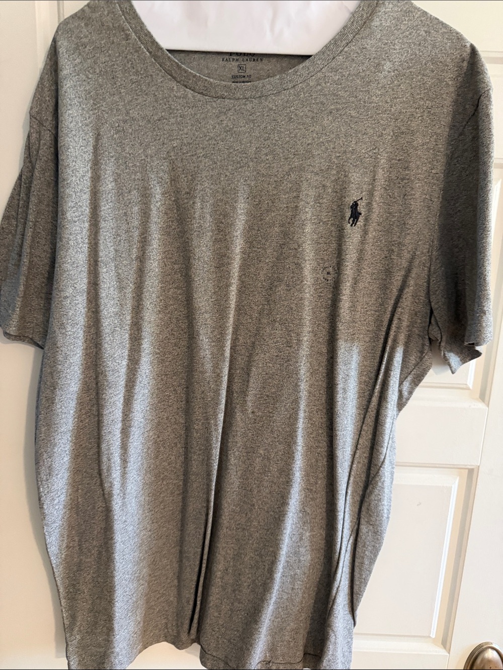 NWT Ralph Lauren Gray Heather Short-Sleeve Crewneck Tee